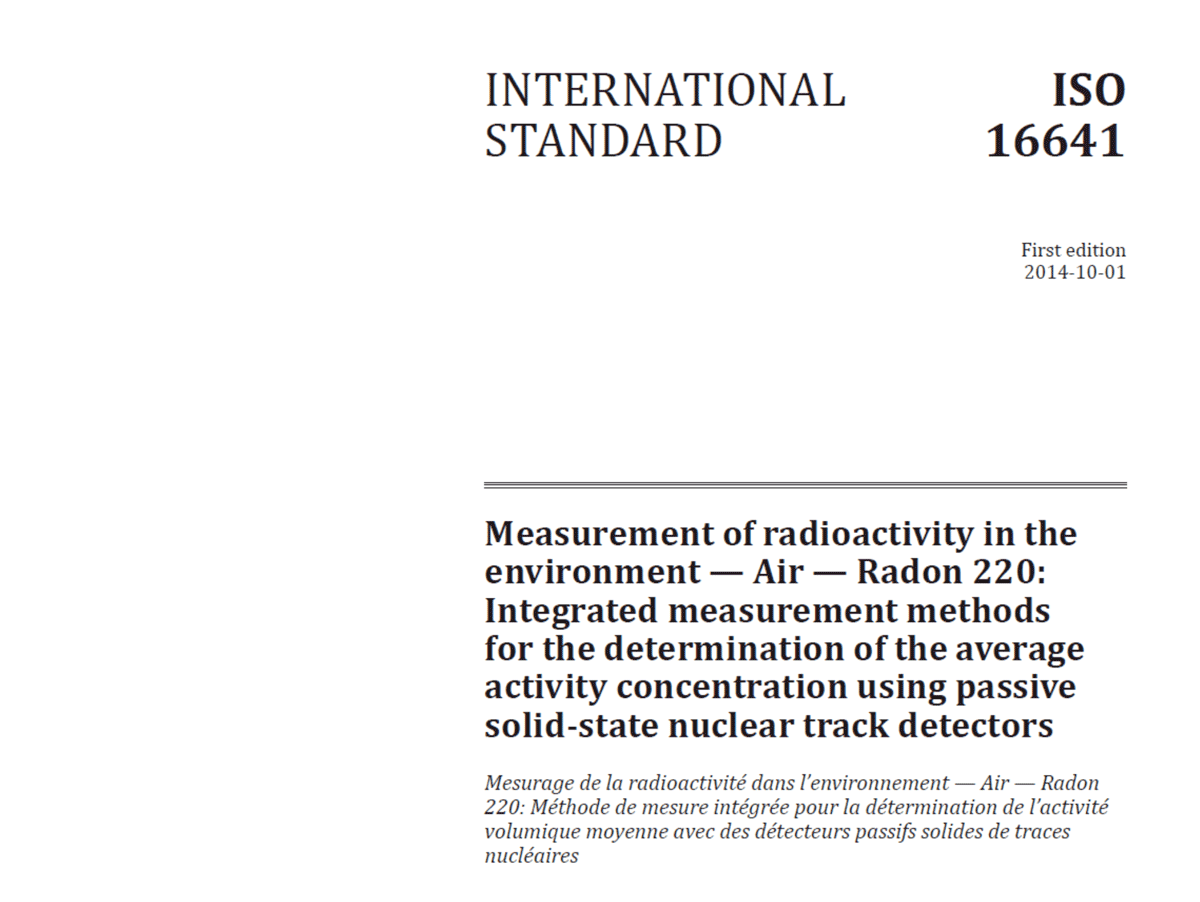床次教授がプロジェクトリーダとして取りまとめたISO国際規格「ISO 16641」の表紙