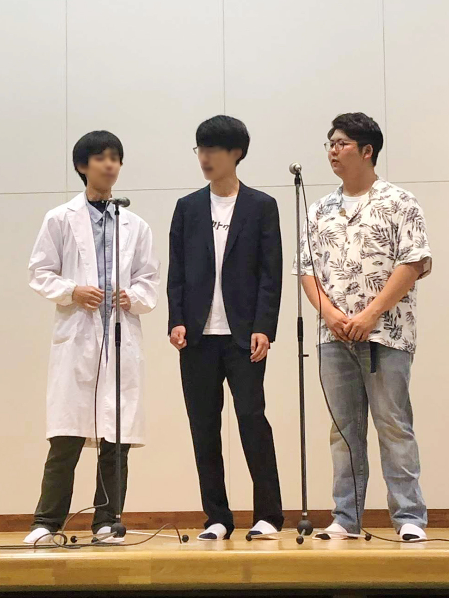 お笑いサークル「WPS」の活動の様子