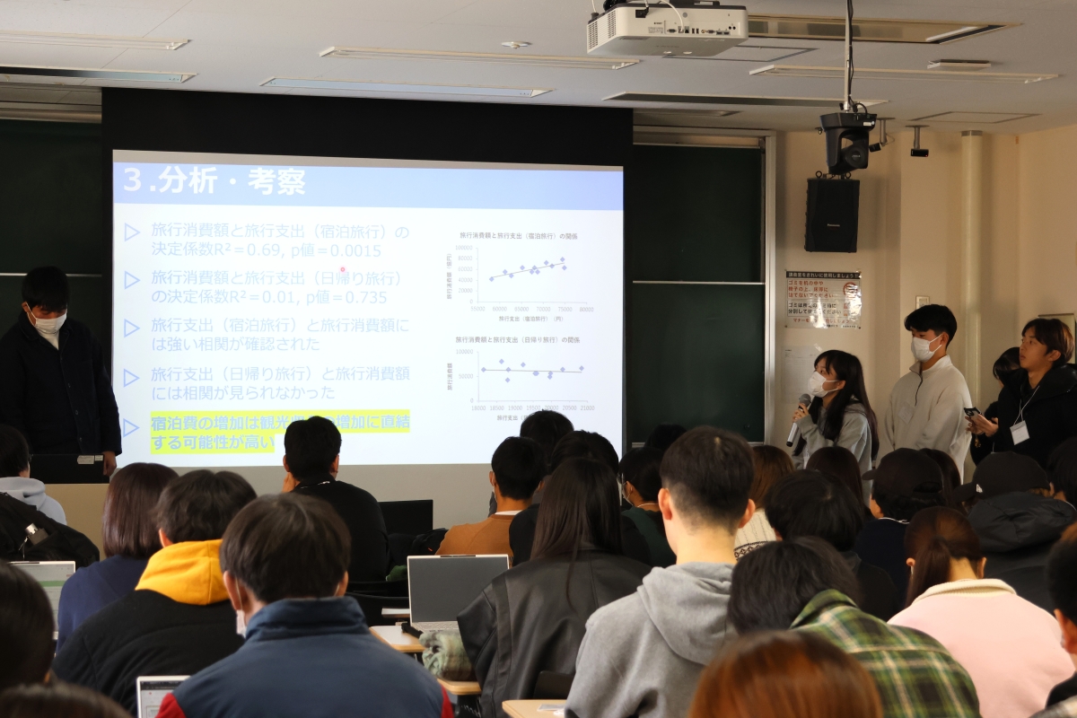 分析結果に基づき調査内容を報告する