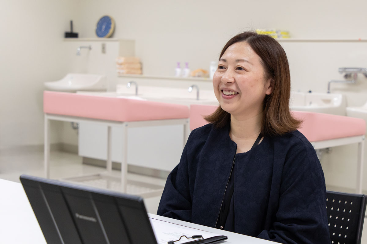 高間木先生インタビューの様子