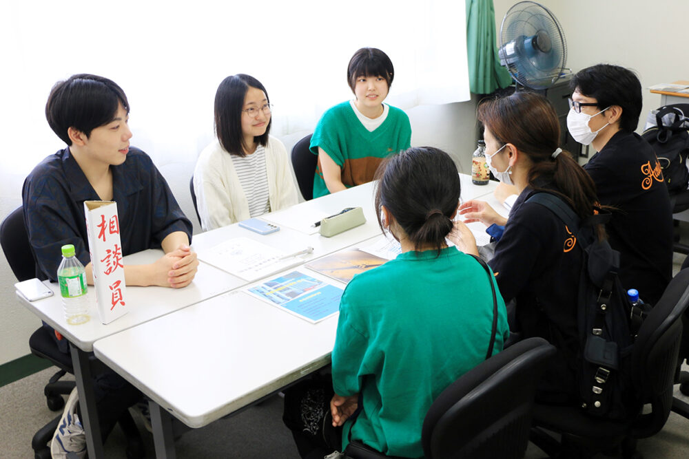 在学生との相談